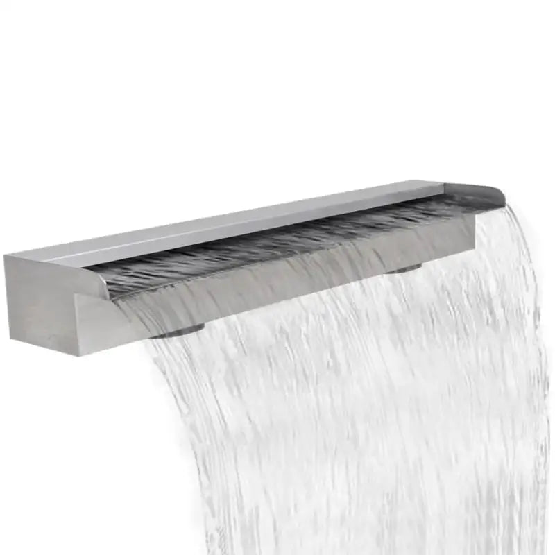 Roestvrijstalen fontein voor vijver en zwembad met rustgevend watereffect - 90 cm / zonder LED - Fonteinen