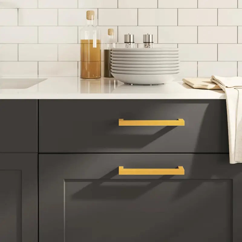 Roestvrijstalen kastknoppen en grepen met modern ontwerp - Goud / 160 mm / 10 - Kastknoppen en kastgrepen