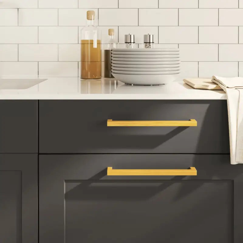 Roestvrijstalen kastknoppen en grepen met modern ontwerp - Goud / 224 mm / 10 - Kastknoppen en kastgrepen