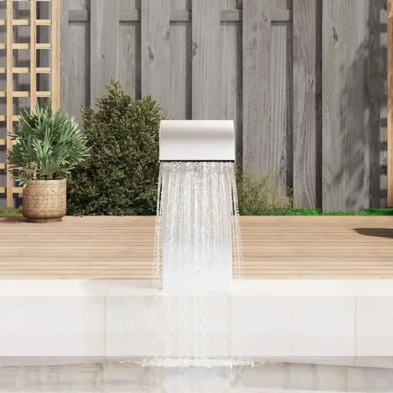 Roestvrijstalen zwembadfontein voor een ontspannen waterdecoratie - Fonteinen