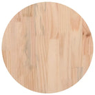 Rond tafelblad van massief grenenhout voor eettafels en salontafels - Naturel / Ø 30 x 2.5 cm / 1 - Tafelbladen