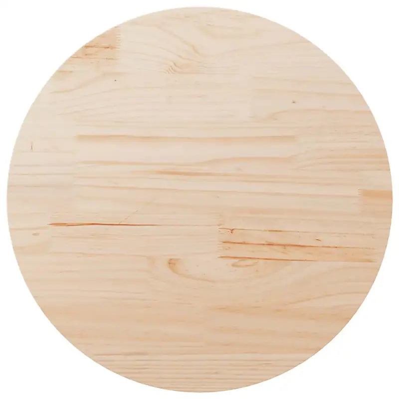 Rond tafelblad van massief grenenhout voor eettafels en salontafels - Naturel / Ø 90 x 2.5 cm / 1 - Tafelbladen