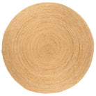 Rond vloerkleed van gevlochten jute met aantrekkelijke textuur - 180 cm / without hollow - Vloerkleden