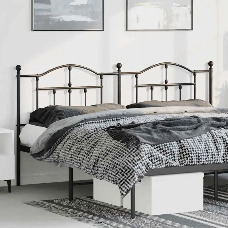 Ronde buizen hoofdbord voor een trendy en stevige slaapkamer uitstraling - Hoofdborden en voetborden