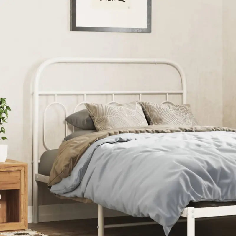 Ronde buizen voor hoofdborden en voetborden met modern design - Wit / 100 cm / 1 - Hoofdborden en voetborden