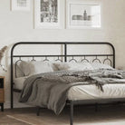 Ronde buizen voor hoofdborden en voetborden met modern design - Zwart / 183 cm / 1 - Hoofdborden en voetborden