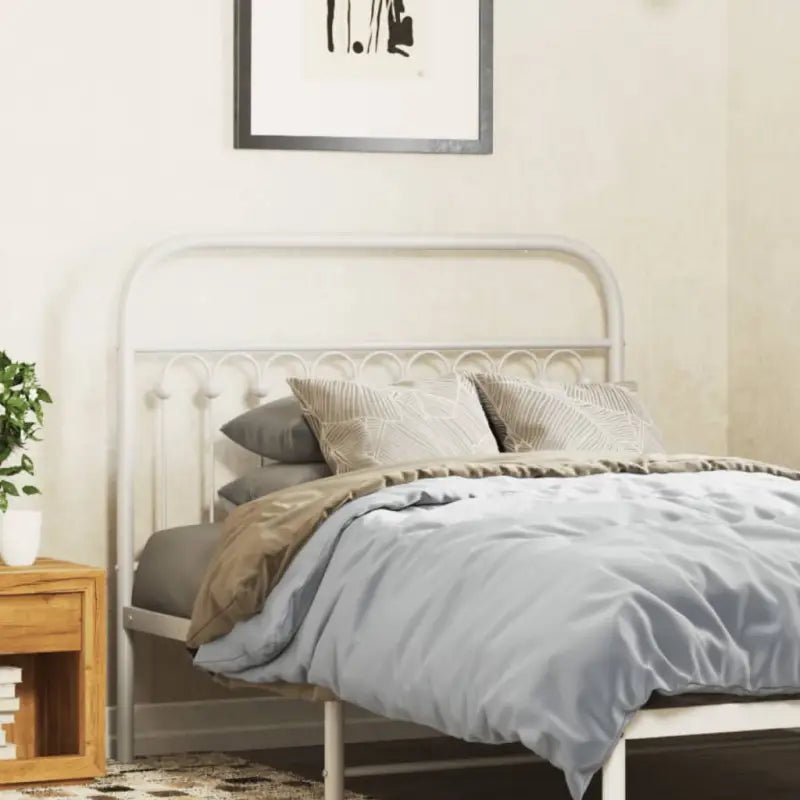 Ronde buizen voor hoofdborden en voetborden met trendy ontwerp - Wit / 107 cm / 1 - Hoofdborden en voetborden