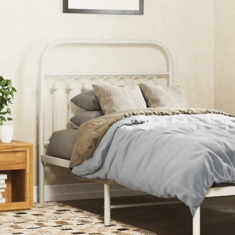 Ronde buizen voor hoofdborden en voetborden met trendy ontwerp - Wit / 90 cm / 1 - Hoofdborden en voetborden