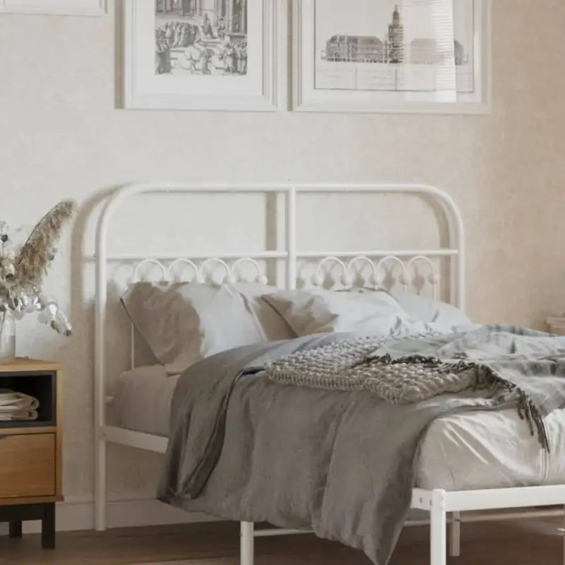 Ronde buizen voor hoofdborden en voetborden met trendy ontwerp - Wit / 120 cm / 1 - Hoofdborden en voetborden