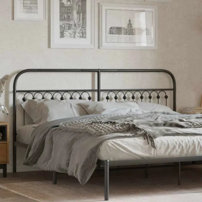 Ronde buizen voor hoofdborden en voetborden met trendy ontwerp - Zwart / 180 cm / 1 - Hoofdborden en voetborden