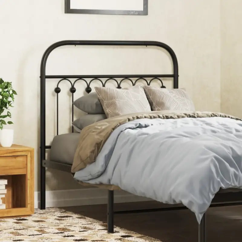 Ronde buizen voor hoofdborden en voetborden met trendy ontwerp - Zwart / 90 cm / 1 - Hoofdborden en voetborden