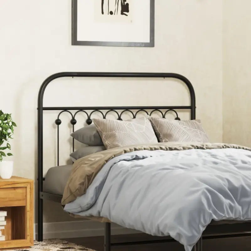 Ronde buizen voor hoofdborden en voetborden met trendy ontwerp - Zwart / 100 cm / 1 - Hoofdborden en voetborden