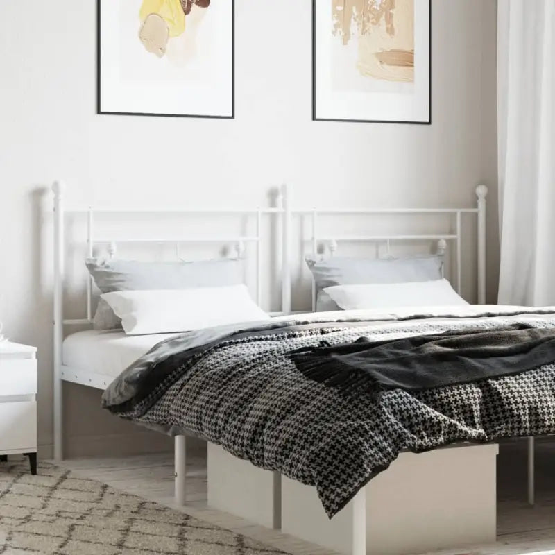 Ronded Buizen Hoofdbord voor een Strakke en Trendy Slaapkamer - Wit / 180 cm / 1 - Hoofdborden en voetborden