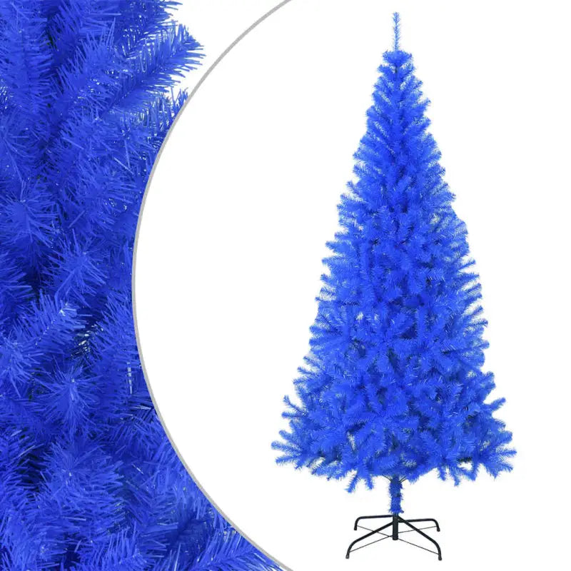 Roze Kunstkerstboom voor een opvallende feestelijke sfeer - Blauw / 210 x 110 cm / 1 - Kerstbomen