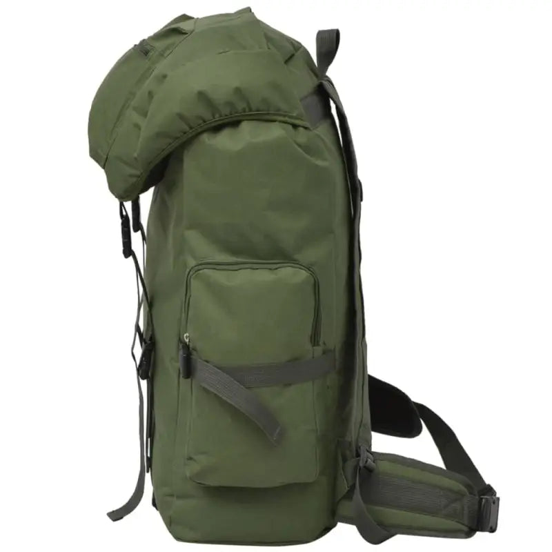 Rugzak in legerstijl van 600d polyester voor outdoor en militaire gebruik - Groen / 65 l / 1 - Rugzakken