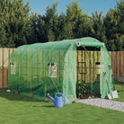 Ruime tuinkas voor planten en groenten van duurzaam polyethyleen - Groen / 4 x 2 x 2 m / 1 - Tuinkassen