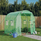 Ruime tuinkas voor planten en groenten van duurzaam polyethyleen - Groen / 2 x 2 x 2 m / 1 - Tuinkassen