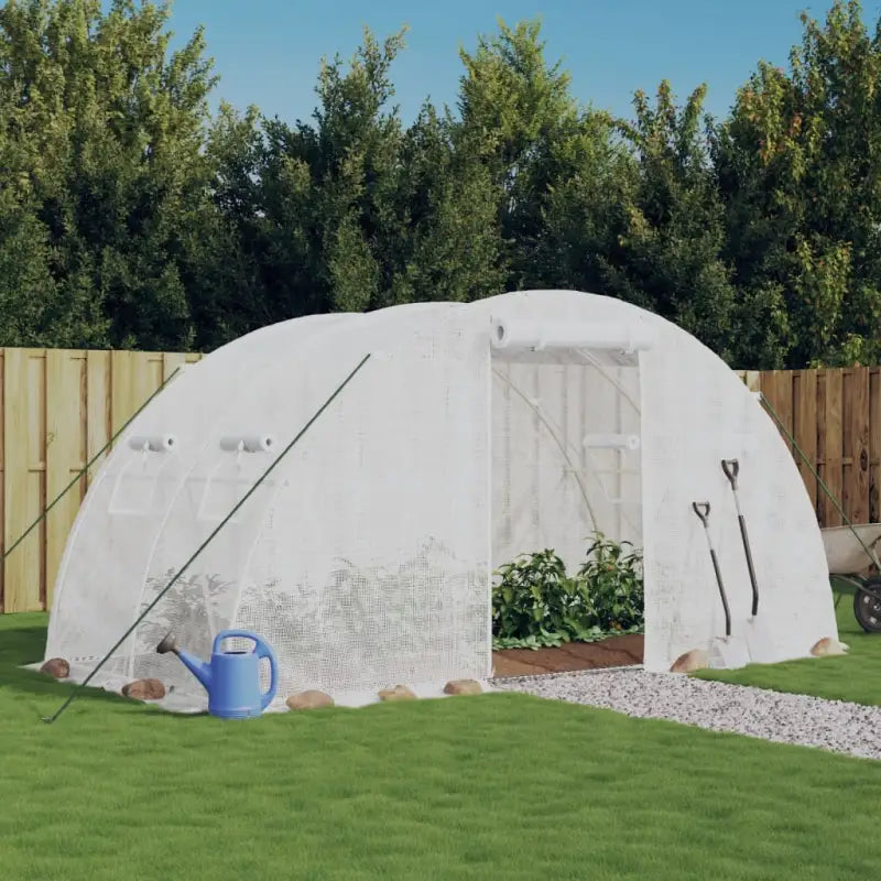 Ruime Tuinkas voor Planten Groenten en Fruit Bescherming - Wit / 4 x 2 x 2 m / 1 - Tuinkassen