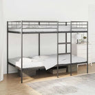 Ruimtebesparende stapelbed voor meerdere kinderen en gasten - Zwart / 100 x 200 cm - Bedden & bedframes