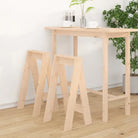 Rustieke krukken van massief grenenhout voor je interieur - Naturel / 40 x 40 x 75 cm / 2 - Klapstoelen & krukken