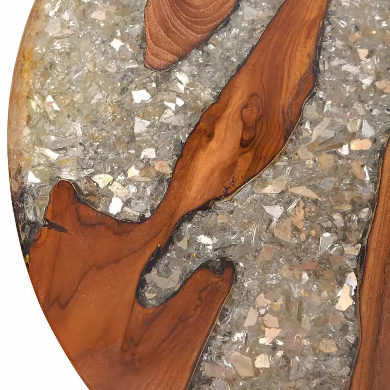 Rustieke salontafel van massief teakhout en mangohout - 60 x 40 cm / 1 - Salontafels