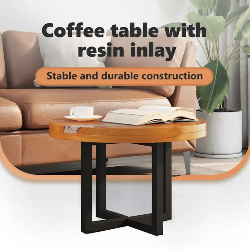 Rustieke salontafel van massief teakhout en mangohout - 60 x 40 cm / 1 - Salontafels