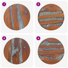 Rustieke salontafel van massief teakhout en mangohout - 60 x 40 cm / 1 - Salontafels