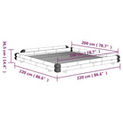 Rustieke stijl bedframe met etnische uitstraling en duurzame bamboe - Bedden & bedframes