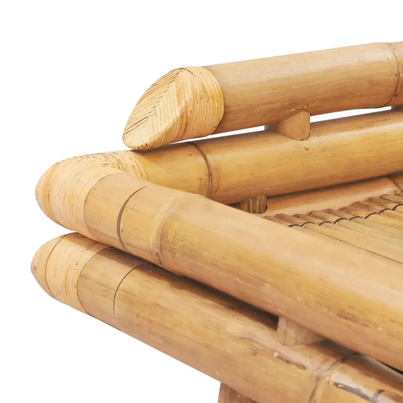 Rustieke stijl bedframe met etnische uitstraling en duurzame bamboe - Bedden & bedframes