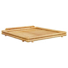 Rustieke stijl bedframe met etnische uitstraling en duurzame bamboe - Bedden & bedframes