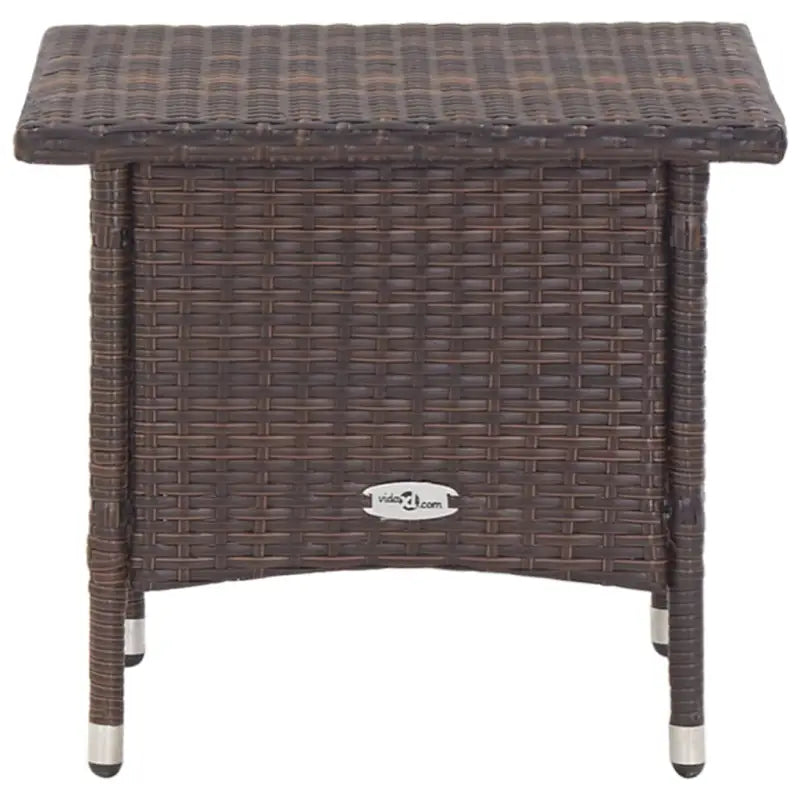 Rustieke tuintafel met gepoedercoat stalen frame voor tuin en terras - Tuintafels