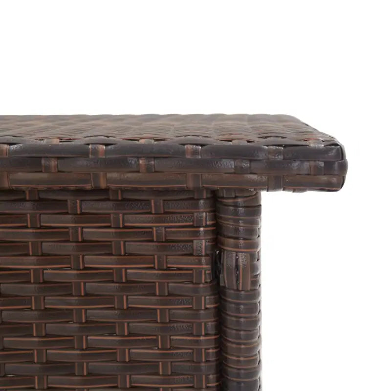 Rustieke tuintafel met gepoedercoat stalen frame voor tuin en terras - Tuintafels