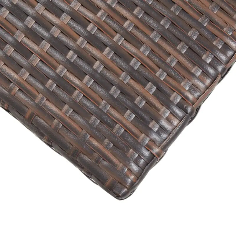 Rustieke tuintafel met gepoedercoat stalen frame voor tuin en terras - Tuintafels