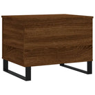 Salontafel bewerkt hout metalen poten met lift-top functionaliteit - Salontafels