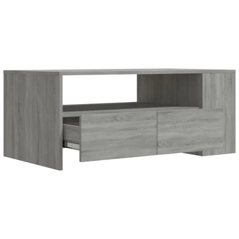 Salontafel Grijs Sonoma van bewerkt hout voor gemakkelijk schoonmaken - Salontafels