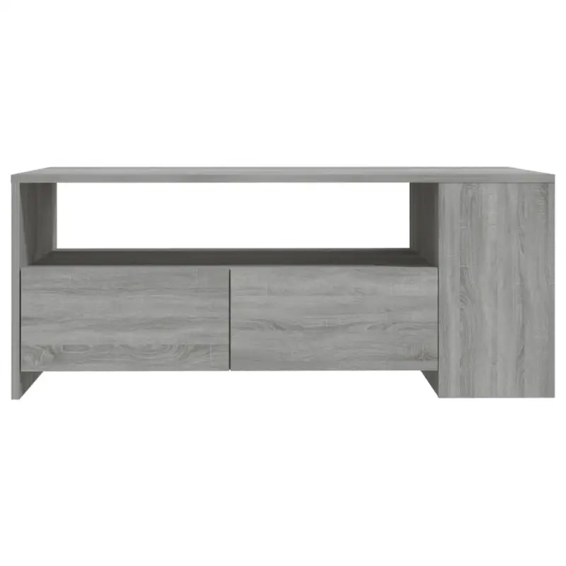 Salontafel Grijs Sonoma van bewerkt hout voor gemakkelijk schoonmaken - Salontafels