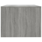 Salontafel Grijs Sonoma van bewerkt hout voor gemakkelijk schoonmaken - Salontafels