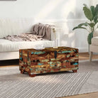 Salontafel in antieke stijl van gerecycled hout voor jouw woonkamer - Salontafels