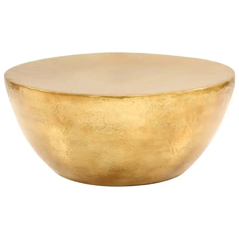 Salontafel in gehamerd aluminium montage vereist zowel functioneel als stijlvol - Salontafels