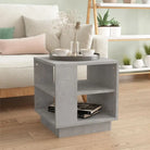 Salontafel in grijs sonoma bewerkt hout met modern ontwerp - Betongrijs / 40 x 40 x 43 cm / 1 - Salontafels