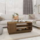 Salontafel in grijs sonoma bewerkt hout met modern ontwerp - bruin eikenkleur / 102 x 55 x 43 cm / 1 - Salontafels
