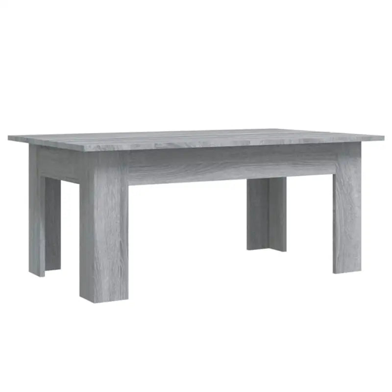 Salontafel in grijs sonoma met bewerkt hout voor een moderne uitstraling - Salontafels