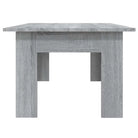 Salontafel in grijs sonoma met bewerkt hout voor een moderne uitstraling - Salontafels