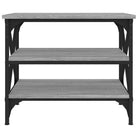 Salontafel in Grijs Sonoma met bewerkt hout voor industriële stijl - Salontafels