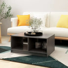 Salontafel in modern design van massief grenenhout - Grijs / 1 - Salontafels