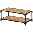 Salontafel in vintage stijl van massief ruw mangohout - 90 x 45 x 35 cm / 1 / massief mangohout - Salontafels