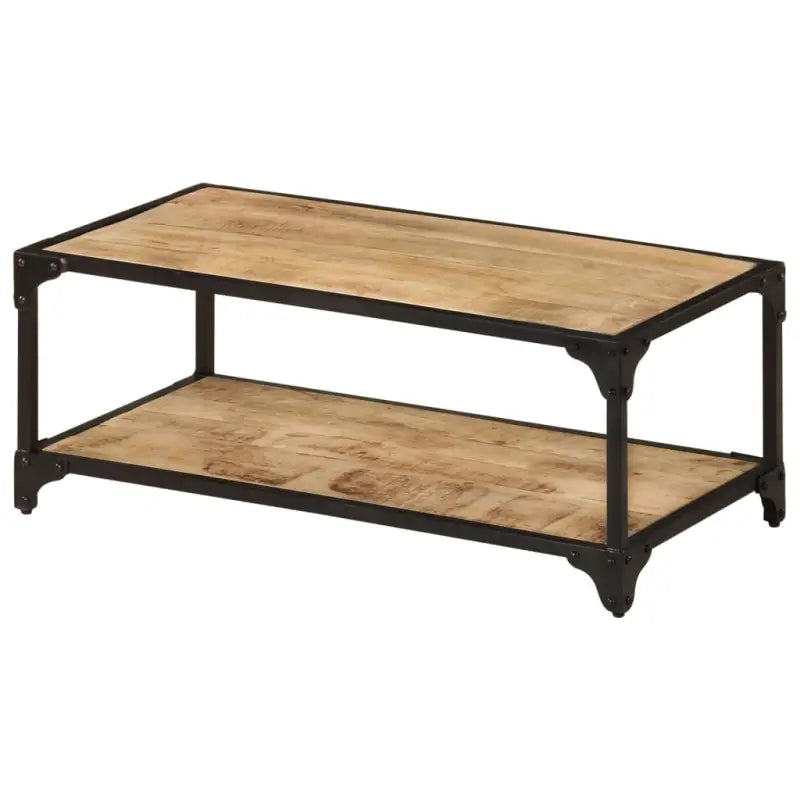 Salontafel in vintage stijl van massief ruw mangohout - 90 x 45 x 35 cm / 1 / massief mangohout - Salontafels