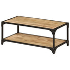 Salontafel in vintage stijl van massief ruw mangohout - Salontafels