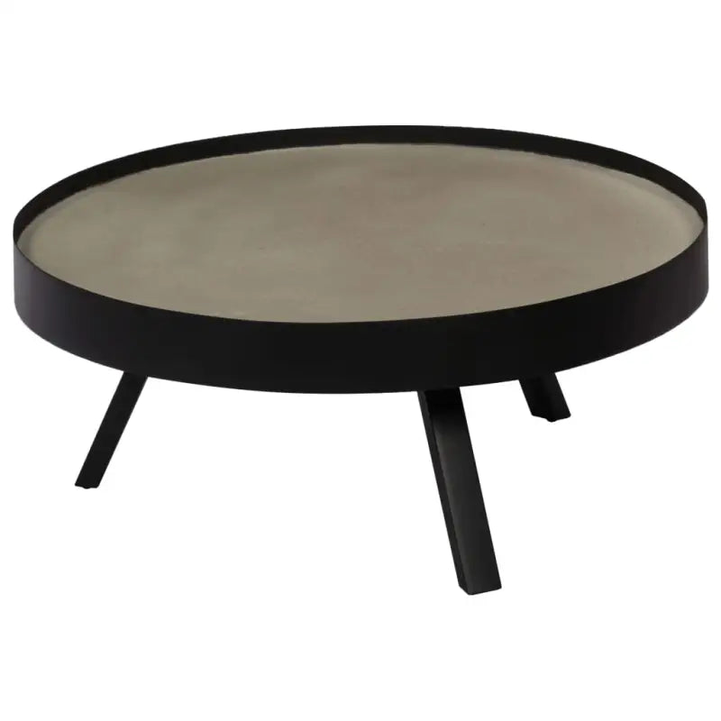 Salontafel met betonnen blad en stevig stalen frame - 74 x 32 cm / 1 - Salontafels