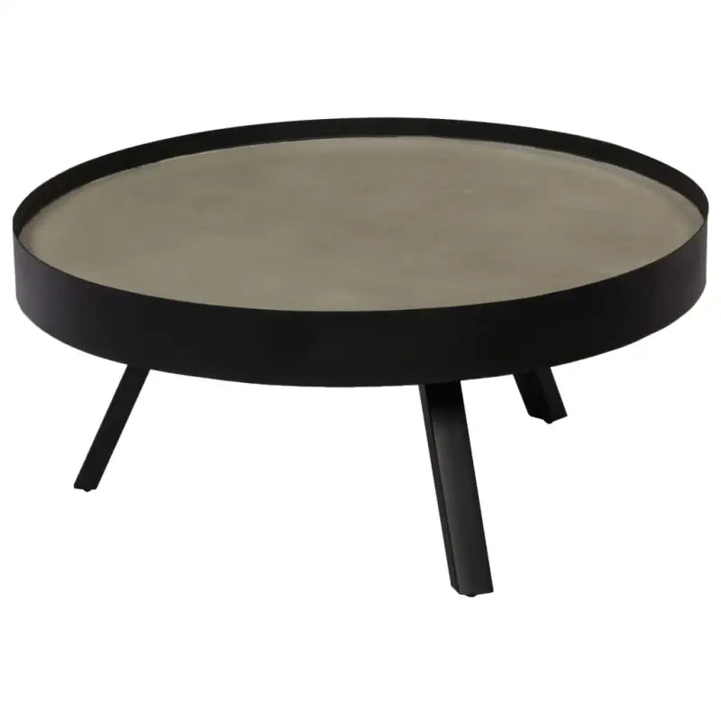 Salontafel met betonnen blad en stevig stalen frame - 74 x 32 cm / 1 - Salontafels